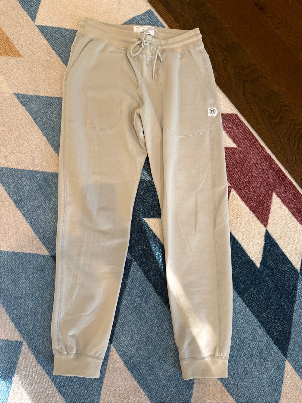 Reigning Champ Polartec Power Air Pant Men’s M Sandstone Cream Fleece Jogger